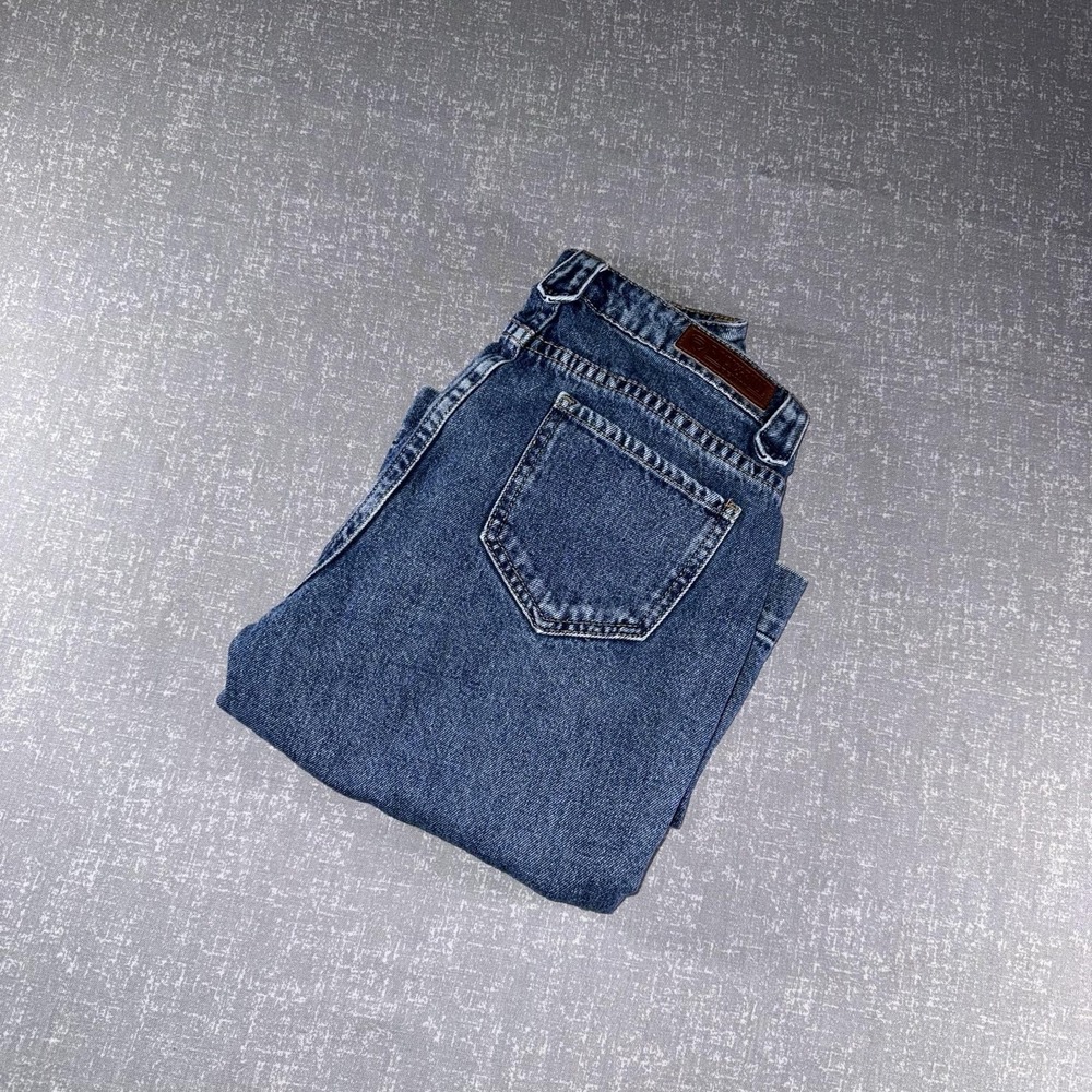 Rock &‎ Roll Denim Jeans Womens 28x32 Blue High Rise Trouser Wide Leg Western